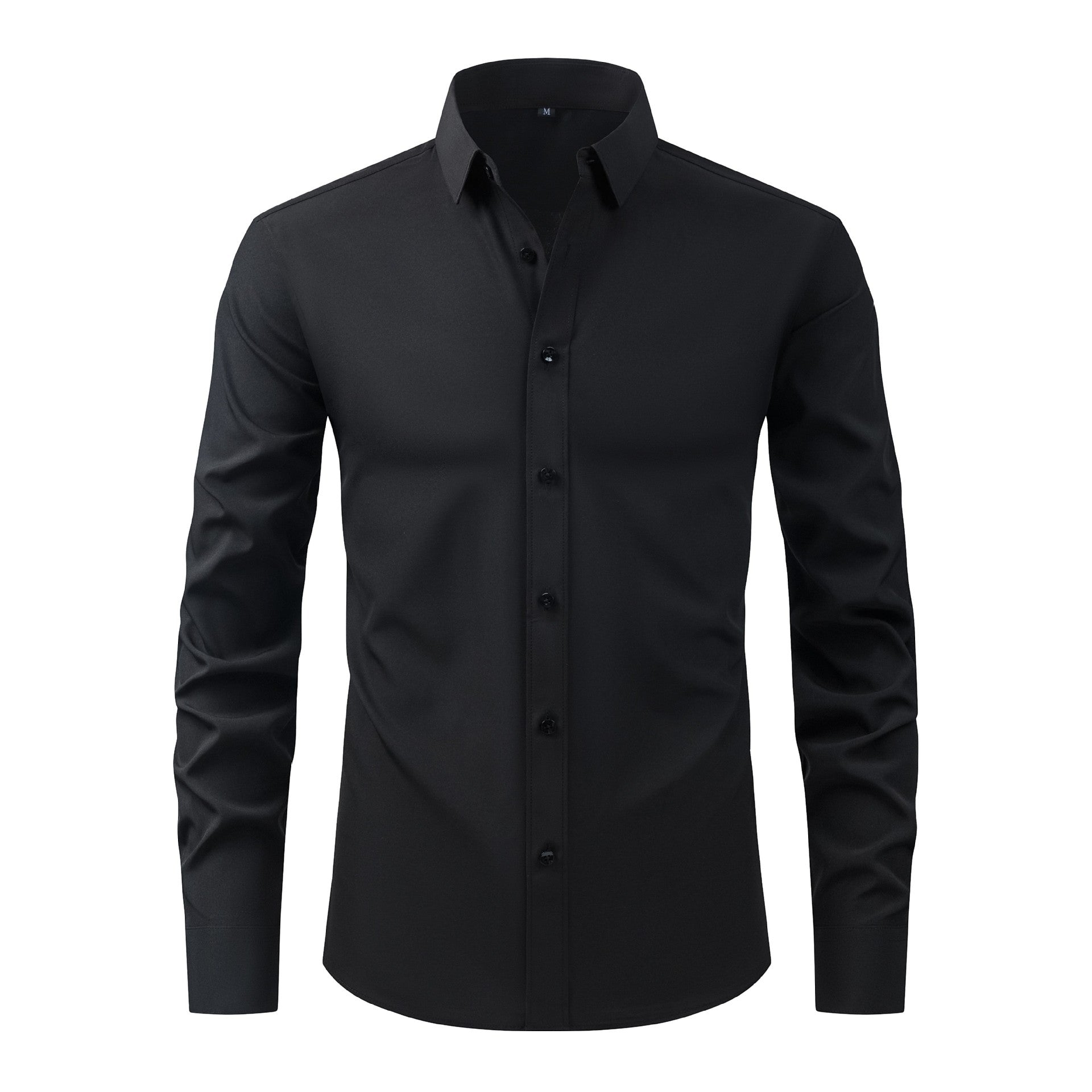 Men's 4-Way Stretch Solid Color Shirt