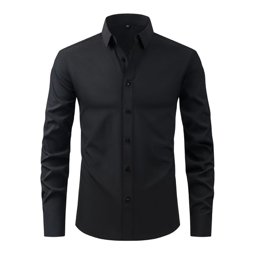 Camicia Uomo Elasticizzata 4 Direzioni Tinta Unita