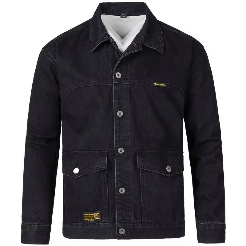 Men's Korean Style Slim Fit Cotton Denim Jacket