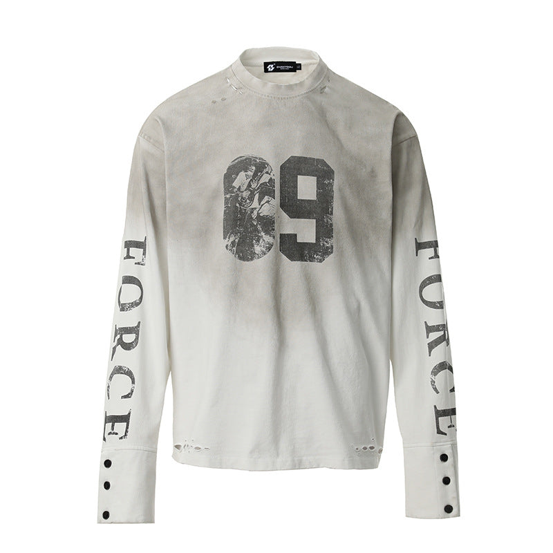 Men's Vintage Oversized Distressed Sweater