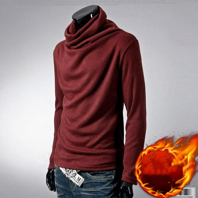 Men's Long Sleeve Slim Fit Cotton T-Shirt