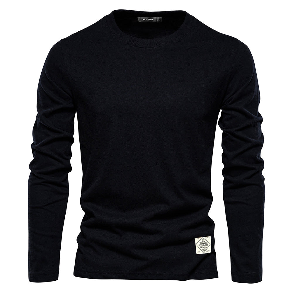 Men's Basic Round Neck Cotton T-Shirt