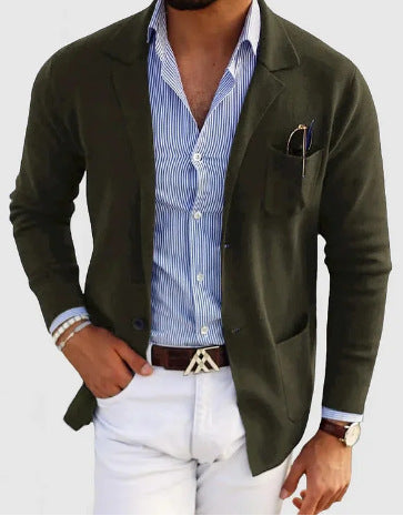 Men's Double Button Spring Casual Jacket