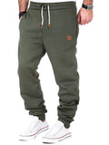 Pantalones deportivos de algodón de pierna recta para hombre
