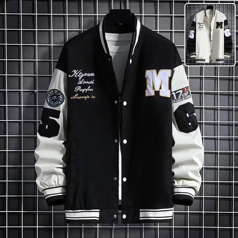 Men's Baseball Jacket Streetwear Letter Print