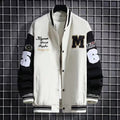 Giacca Uomo Baseball Streetwear Stampa Lettere