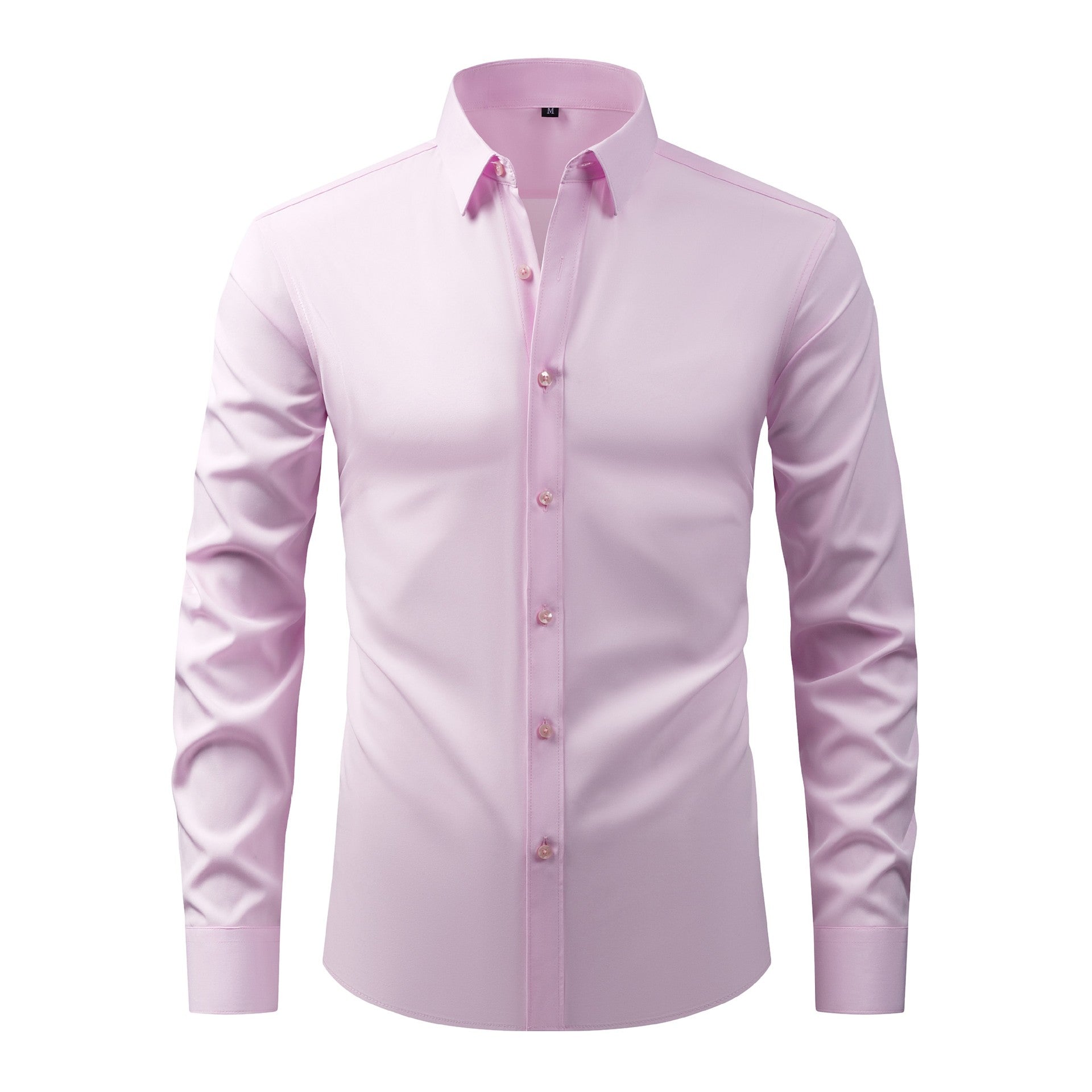 Men's 4-Way Stretch Solid Color Shirt
