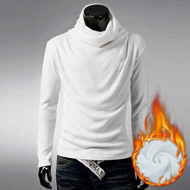 Men's Long Sleeve Slim Fit Cotton T-Shirt