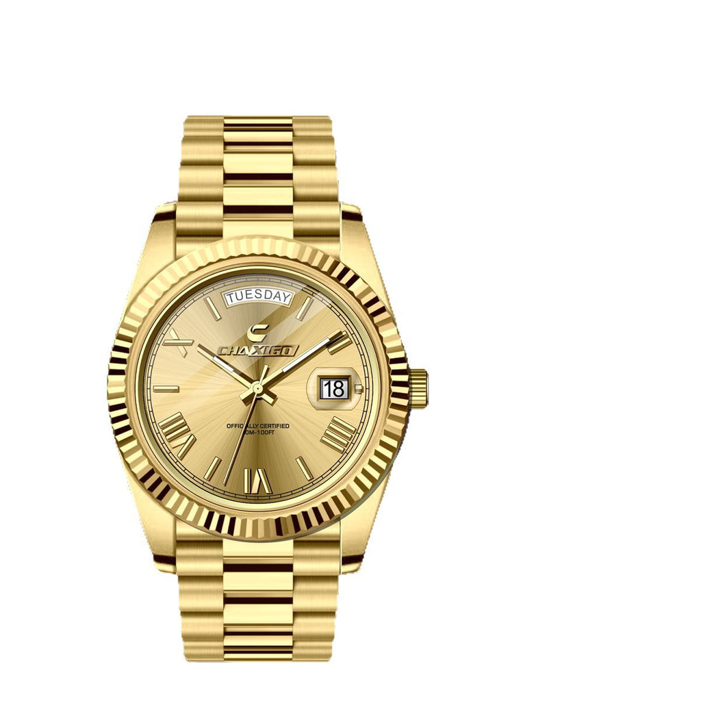Orologio Uomo Quarzo Acciaio Inox Impermeabile 30m