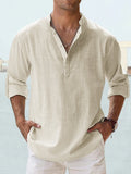 Maglia Uomo Collo Alto Cotone Oversize Sportiva