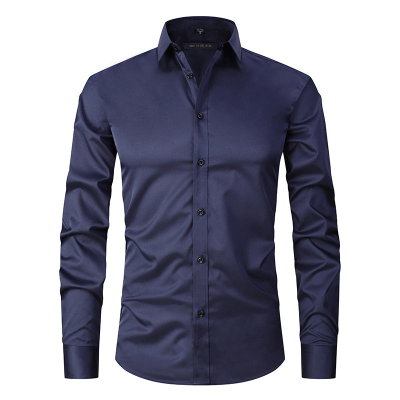 Men's Long Sleeve Stretch Shirt 14 Colors