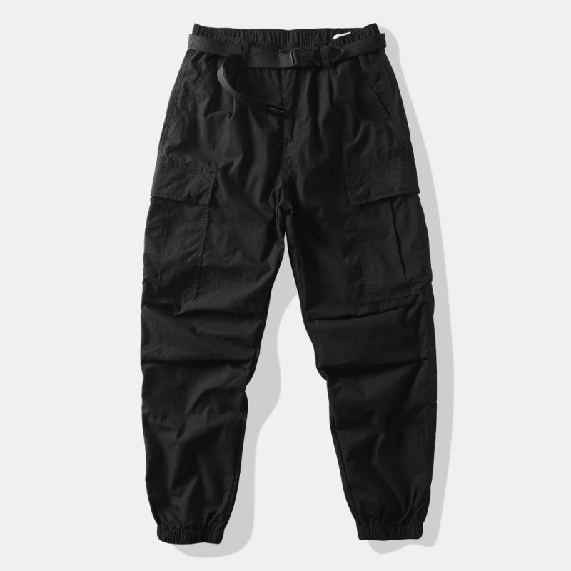 Pantaloni Cargo Uomo Primaverili Gamba Dritta