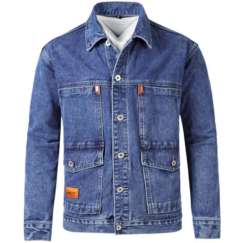 Men's Korean Style Slim Fit Cotton Denim Jacket