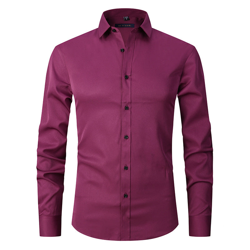 Men's Long Sleeve Stretch Shirt 14 Colors