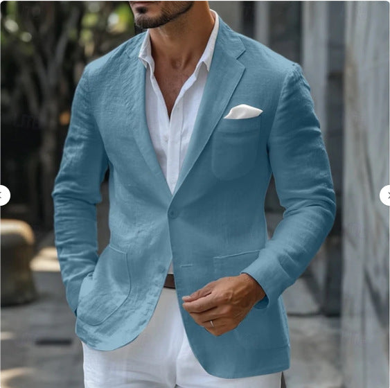 Men's Lightweight Casual Graphic Print Jacket