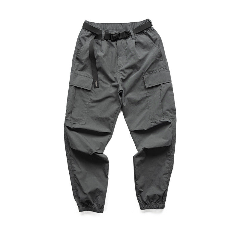 Pantaloni Cargo Uomo Primaverili Gamba Dritta