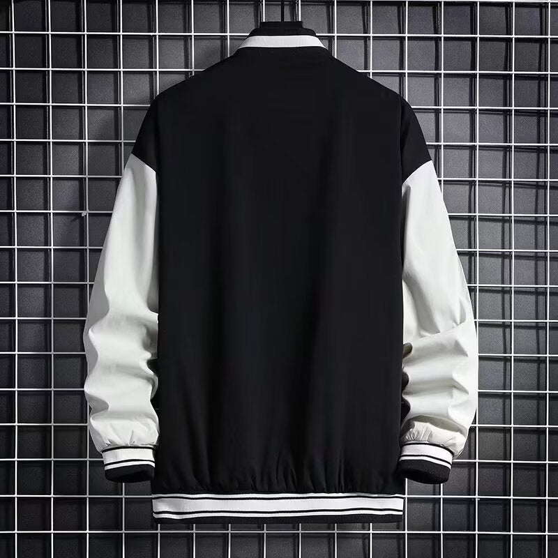 Men's Baseball Jacket Streetwear Letter Print