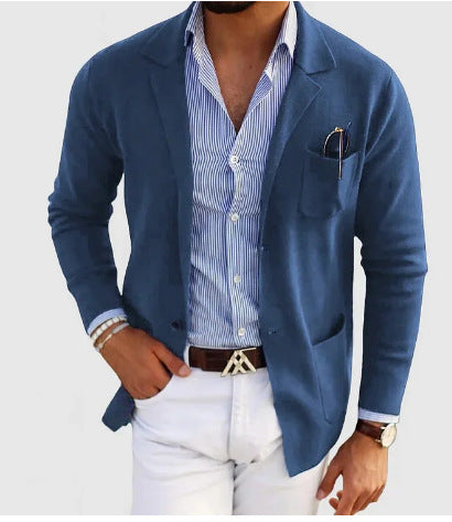 Men's Double Button Spring Casual Jacket