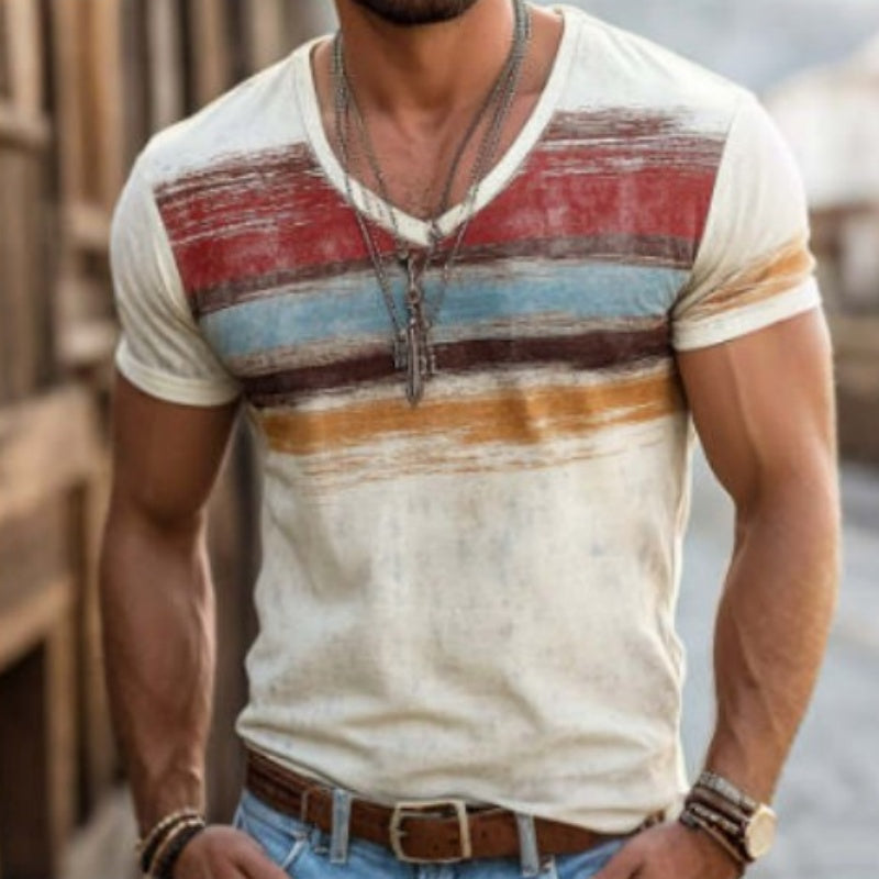 Men's 3D Printed Oversized Summer T-Shirt