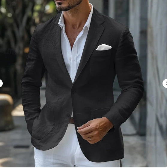 Men's Lightweight Casual Graphic Print Jacket